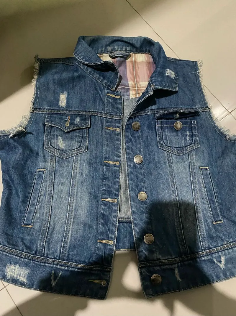 Closed Denim Casual Denim jacket Wanita navy blue photo 1