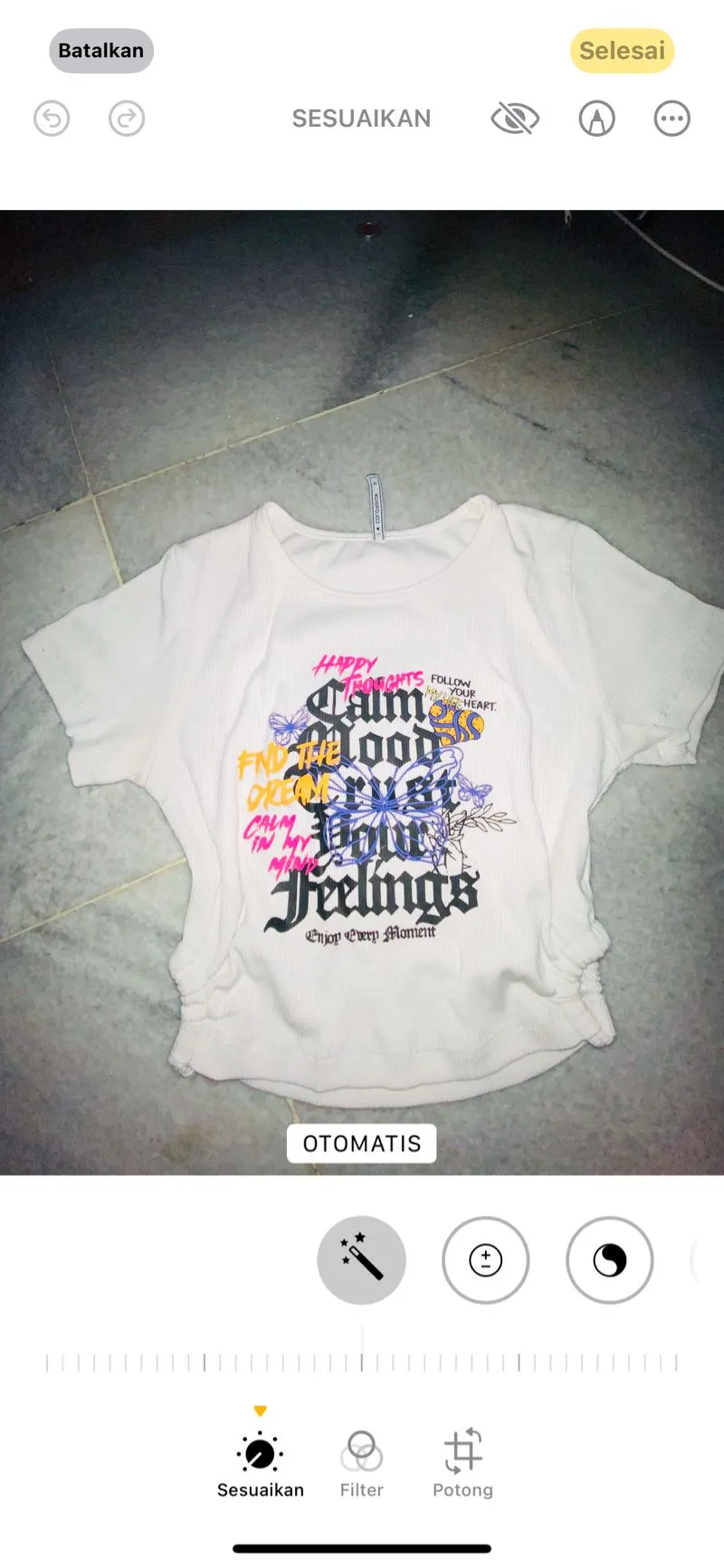 COLORBOX Minimalist Crop top Wanita white photo 1