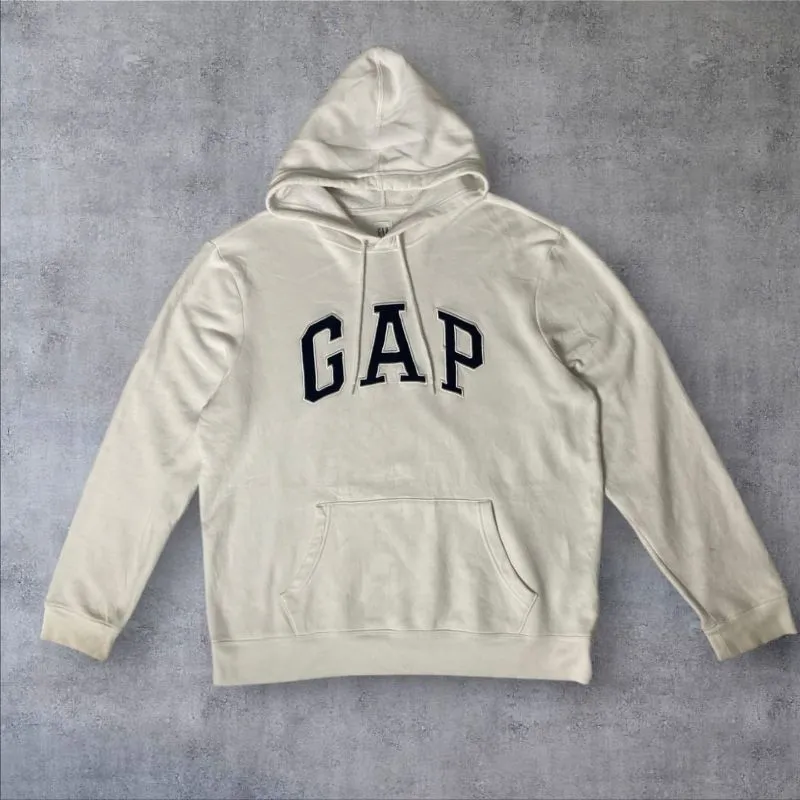 GAP Streetwear Casual Hoody Pria white photo 1