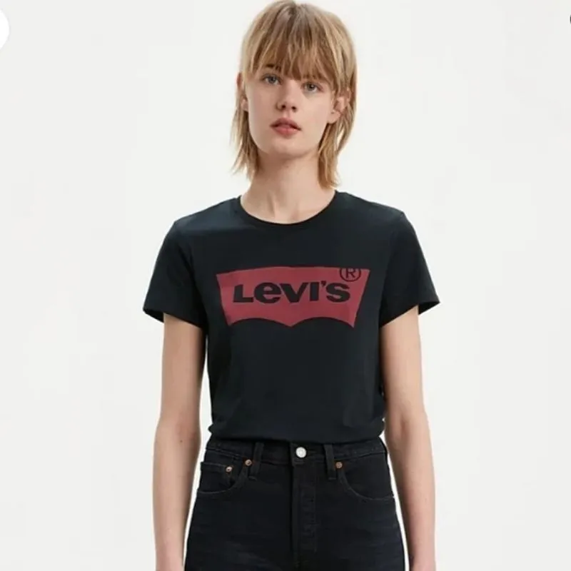 Levi's Minimalist Casual T-shirt Wanita black photo 1