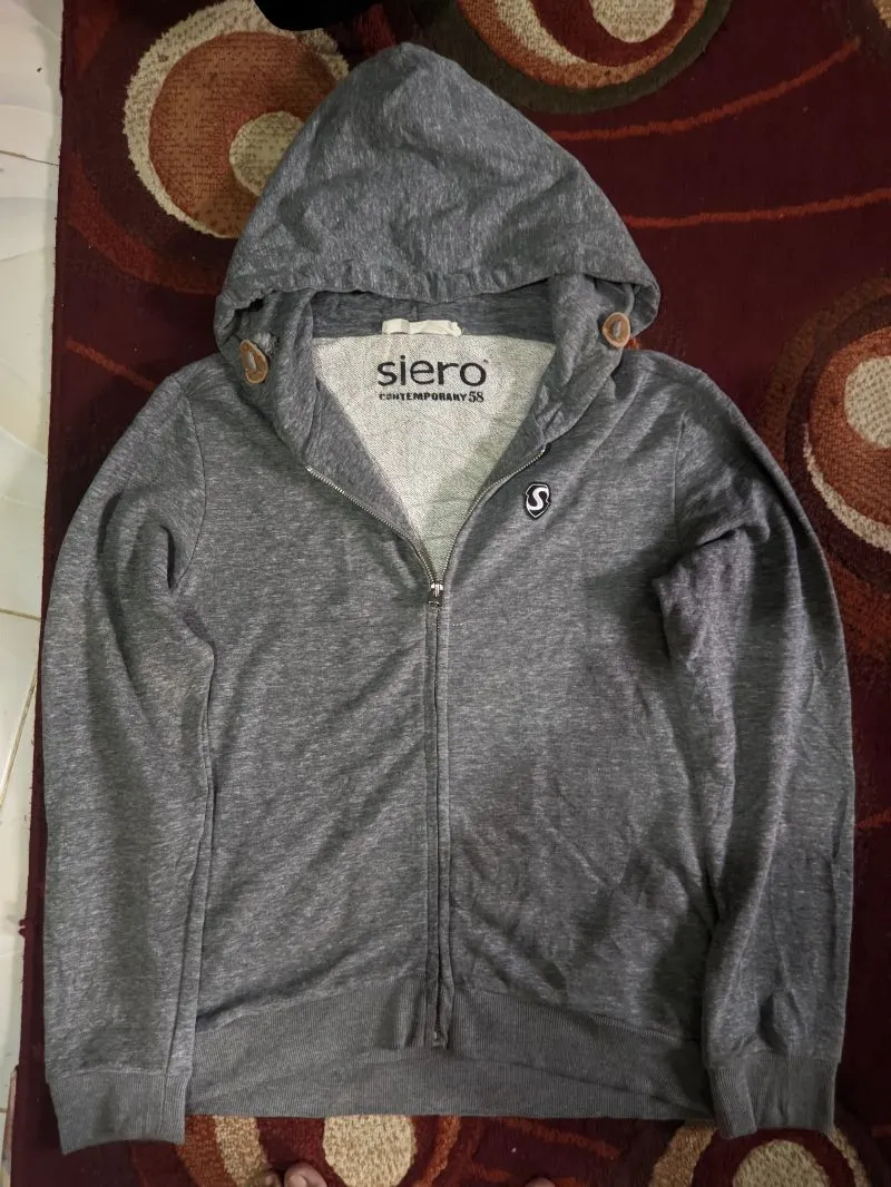 Casual Hoody Pria gray photo 1