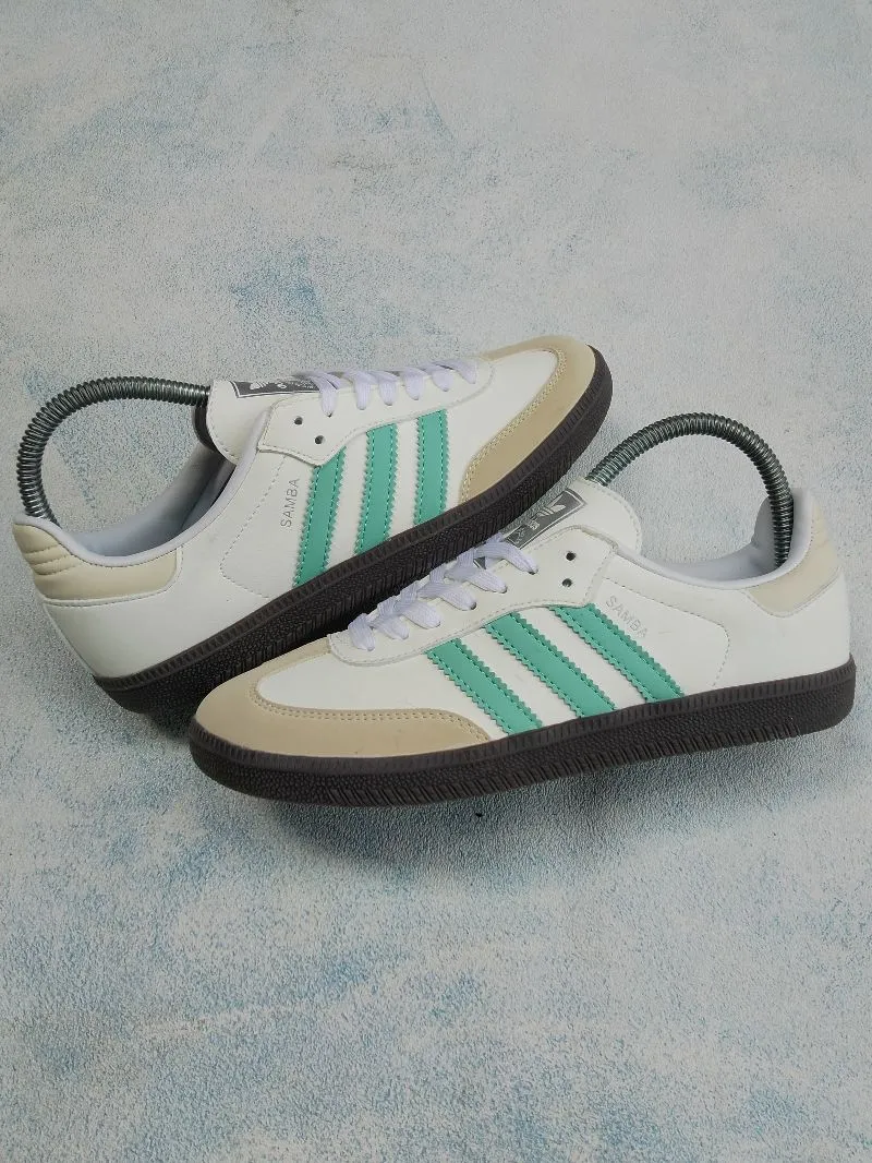 Adidas Casual Sneakers Wanita white green photo 1