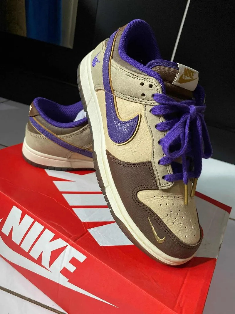 Nike Casual Sneakers Pria purple brown photo 1