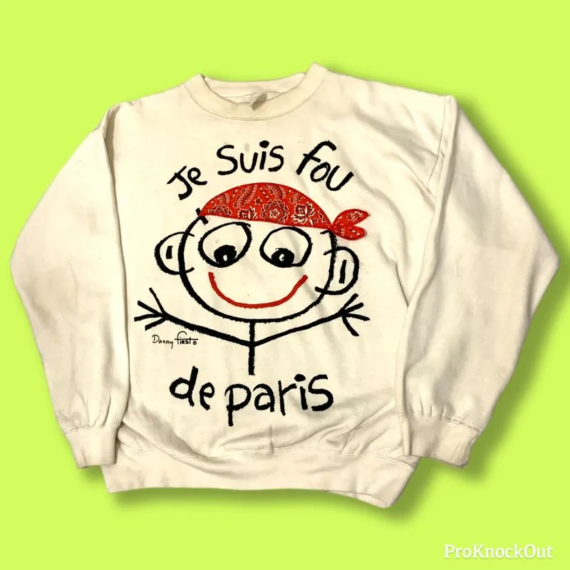 Vintage Sweater Wanita white photo 1