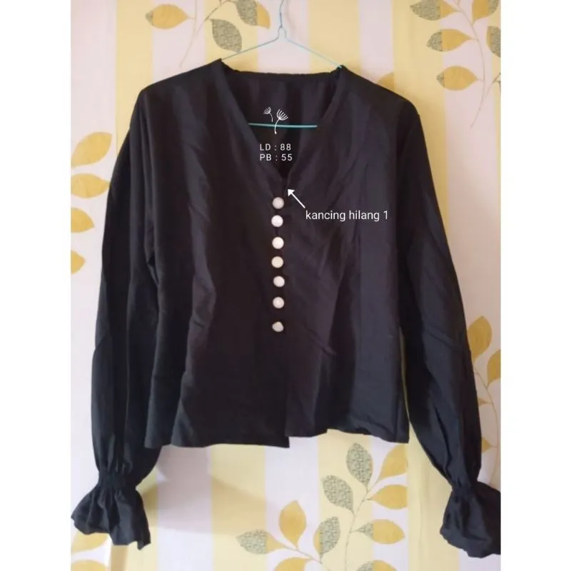 Batik Baju muslim Wanita black photo 1