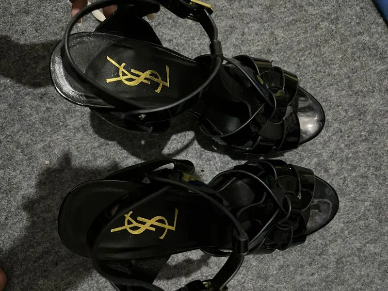 Yves Saint Laurent YSL Luxury Heels Wanita black photo 1
