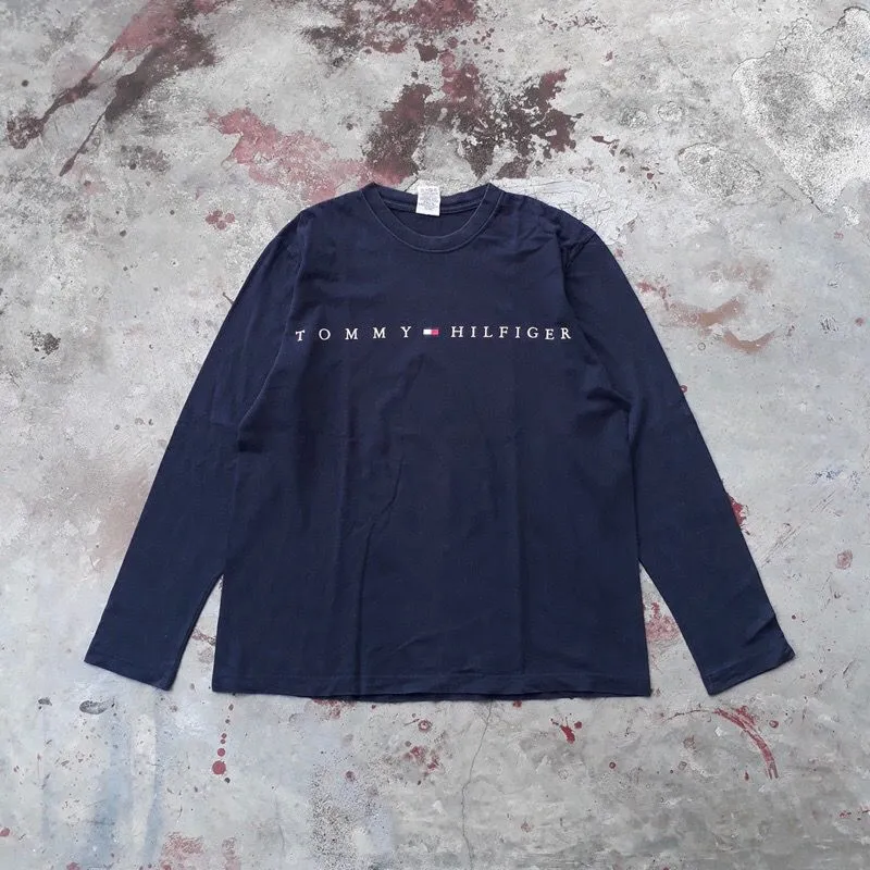 Tommy Hilfiger Vintage T-shirt Pria navy photo 1