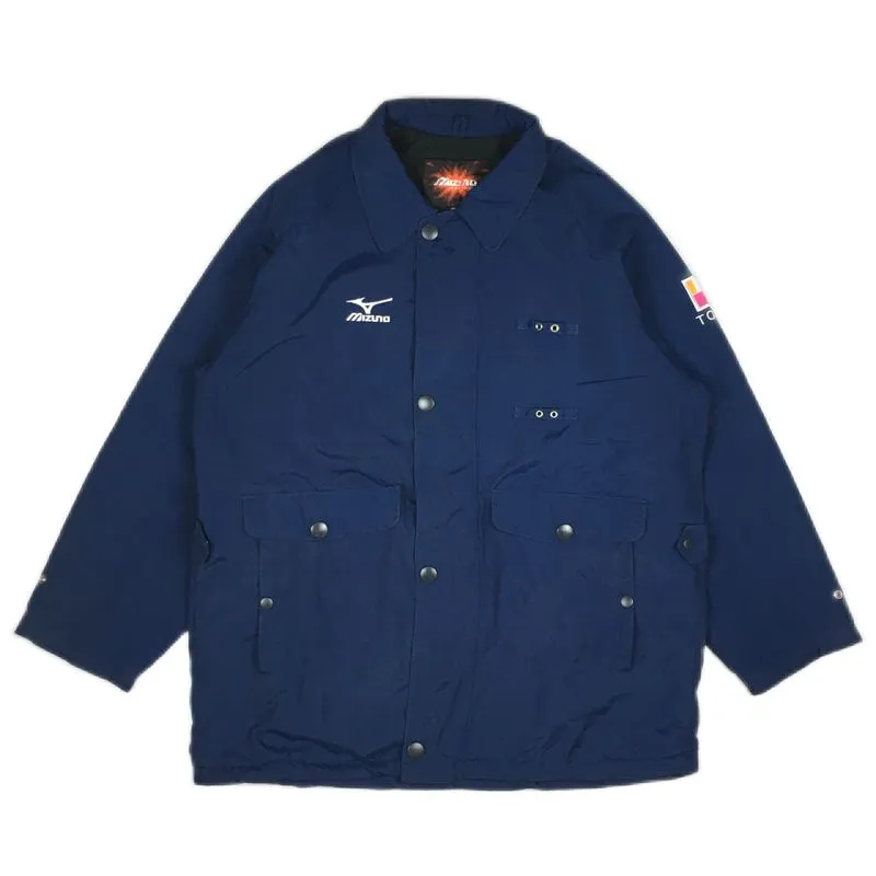 Mizuno Vintage Casual Windbreaker Pria blue photo 1