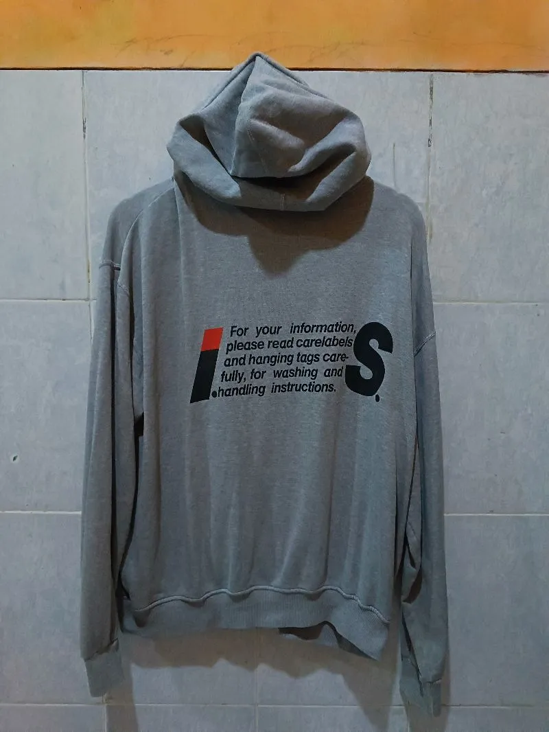 Issey Miyake Vintage Y2K Hoody Pria gray photo 1