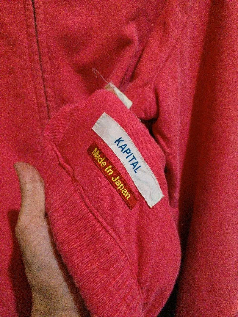 Kapital Kountry Vintage Y2K Hoody Pria red photo 1