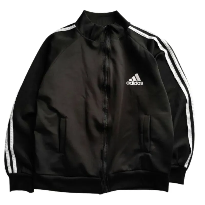 Adidas Streetwear Casual Bomber jacket Pria white black photo 1