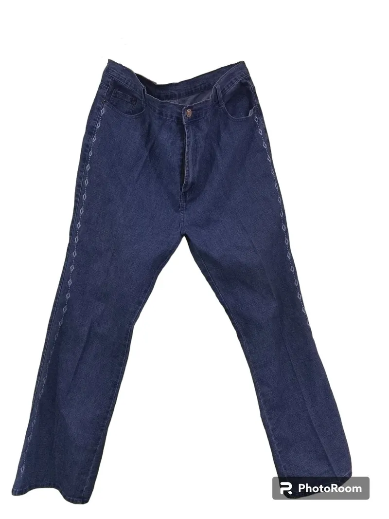 Streetwear Minimalist Mom jeans Wanita blue photo 1