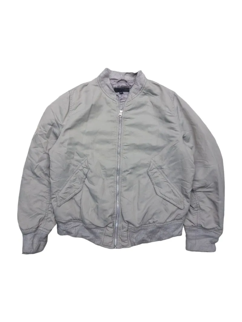 Uniqlo Casual Bomber jacket Pria silver photo 1