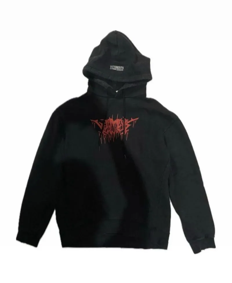 VETEMENTS Luxury Avant Garde Hoody Pria black photo 1