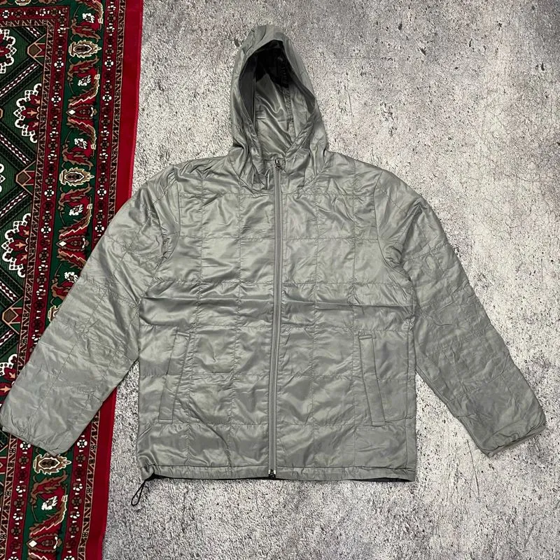 Uniqlo Casual Windbreaker Pria black gray photo 1