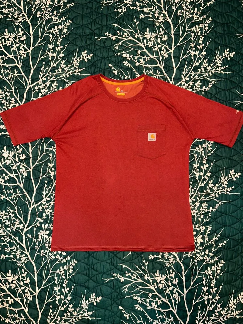 Carhartt Casual T-shirt Pria orange photo 1