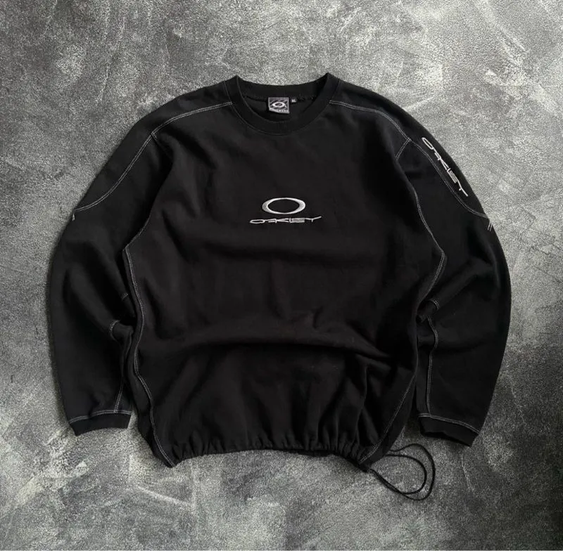 Oakley Streetwear Y2K Sweatshirt Pria black photo 1