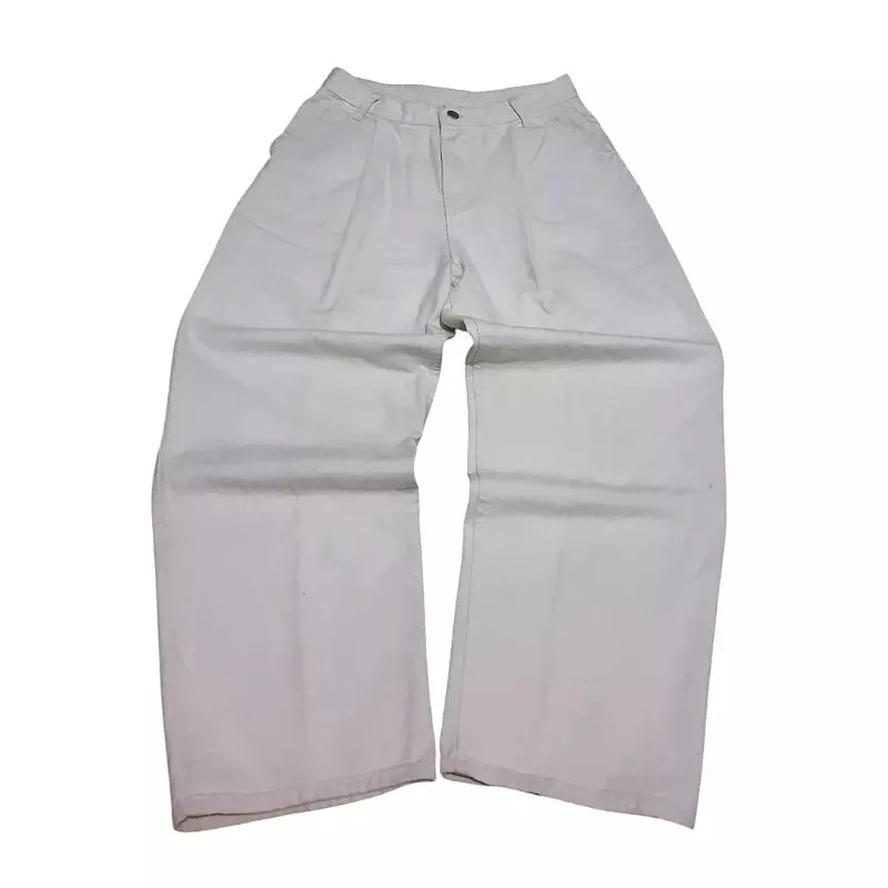 Japanese brand Streetwear Y2K Jeans Pria white photo 1