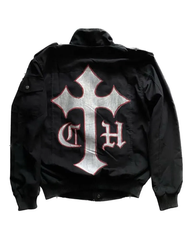 Streetwear Reworked Bomber jacket Pria red black photo 1