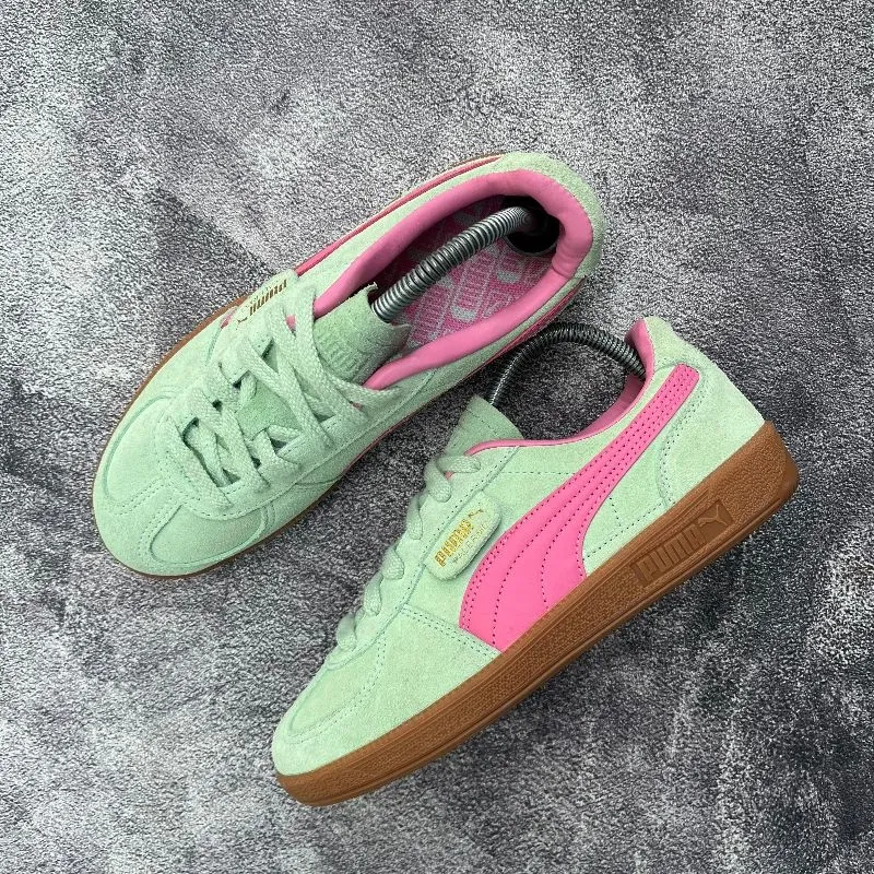 Puma Streetwear Sneakers Wanita green pink photo 1