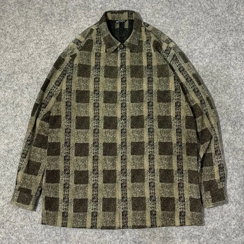 Fashion Nova Vintage Casual shirt Pria tan photo 1
