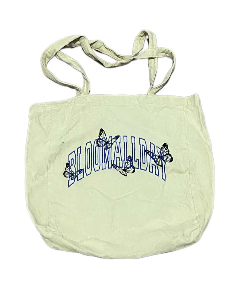 Vintage Tote bag Wanita cream photo 1