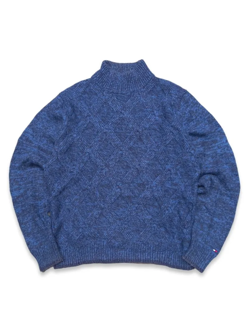 Tommy Hilfiger Casual Sweater Pria navy blue photo 1