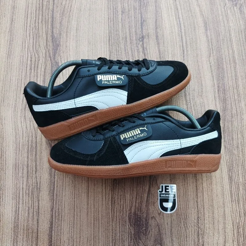 Puma Emo Casual Sneakers Pria white black photo 1