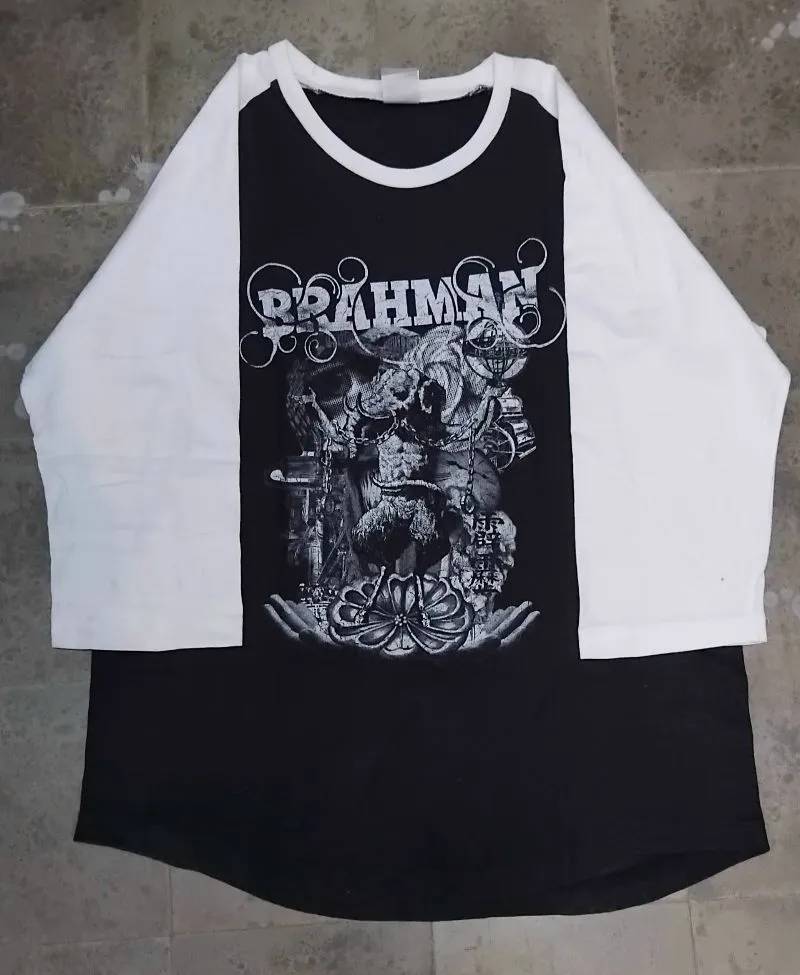 Vintage T-shirt Pria white black photo 1