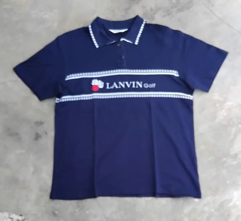 LANVIN Vintage Polo shirt Pria navy photo 1