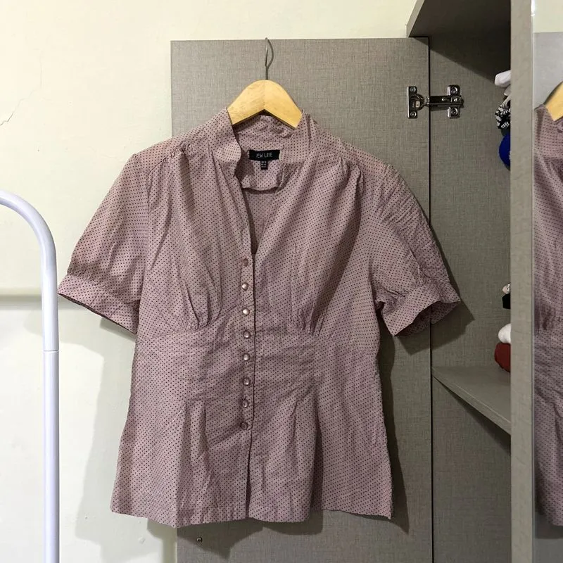 Casual Blouse Wanita pink photo 1