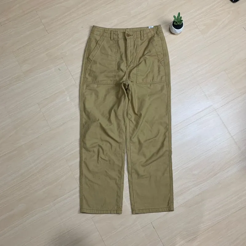 Uniqlo Streetwear Casual Casual pants Pria tan brown photo 1