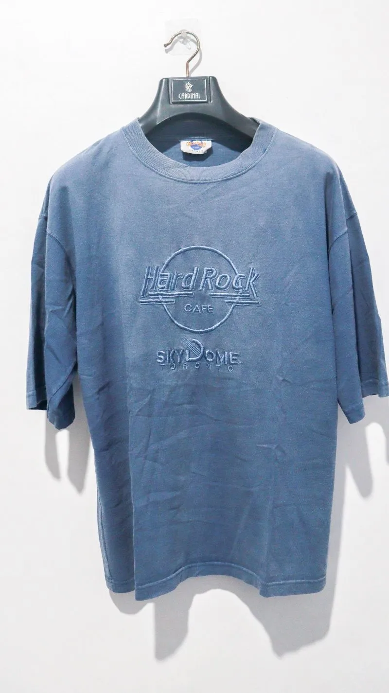 Hard Rock Cafe Vintage T-shirt Pria blue photo 1