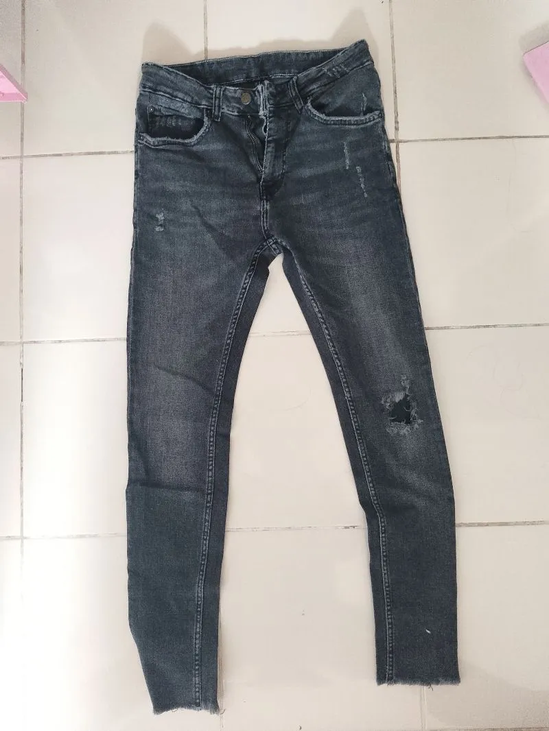 Bershka Casual Jeans Pria black photo 1