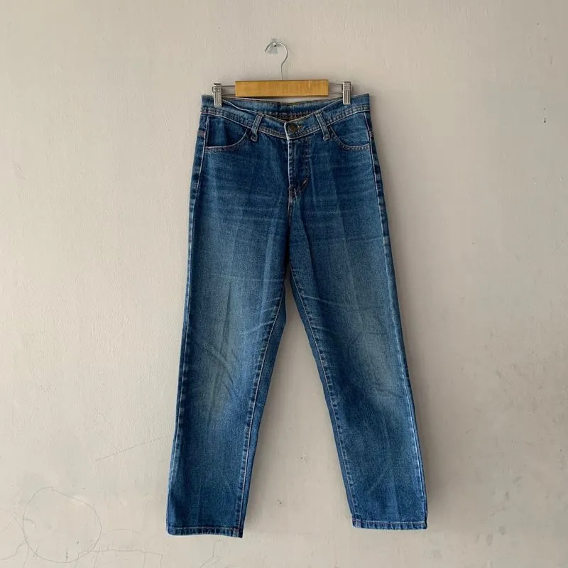 Streetwear Casual Skinny jeans Wanita blue photo 1