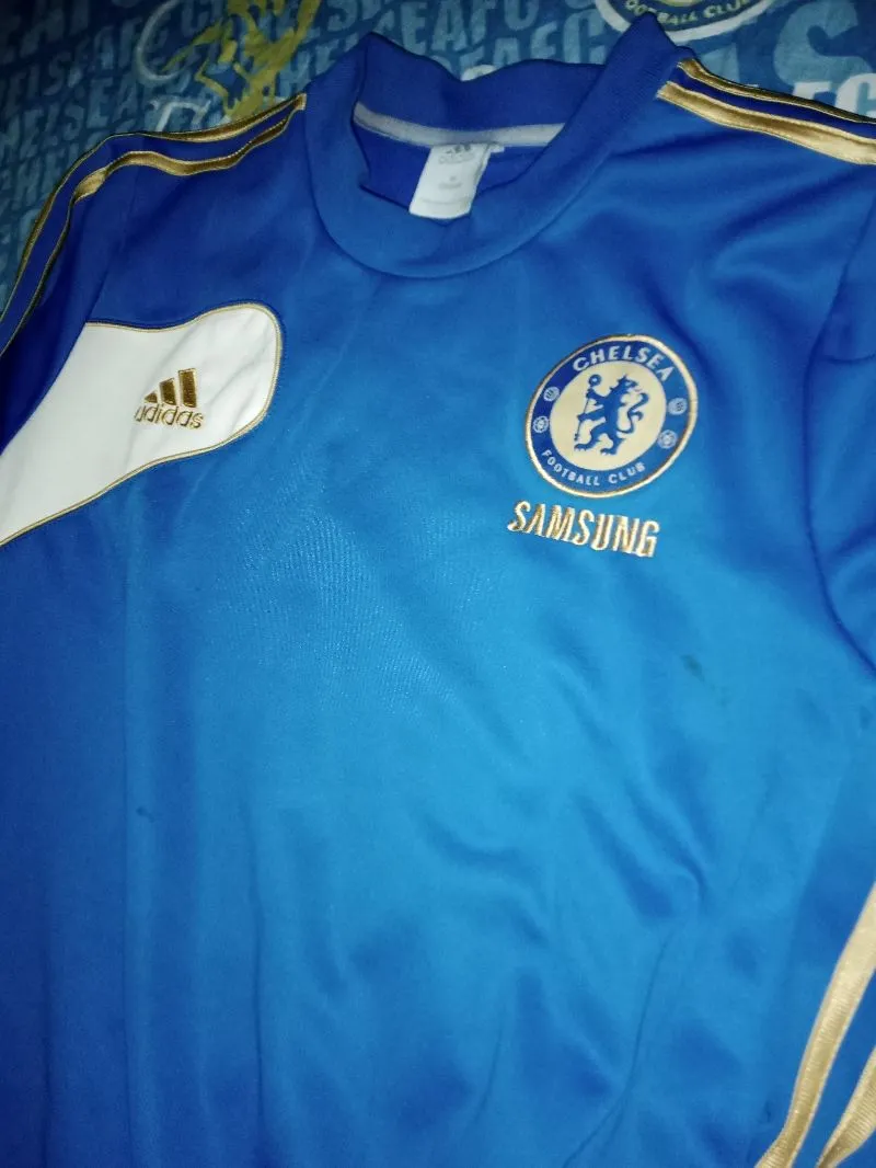 Adidas Sportswear Casual Sweatshirt Pria gold blue photo 1