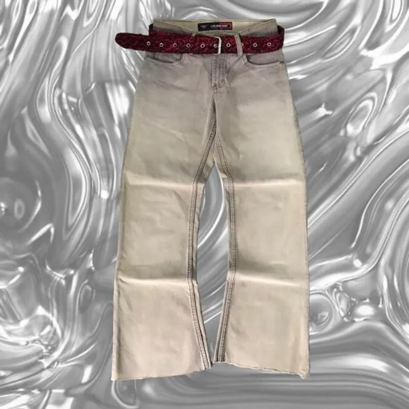 Vintage Futurist Jeans Pria tan photo 1