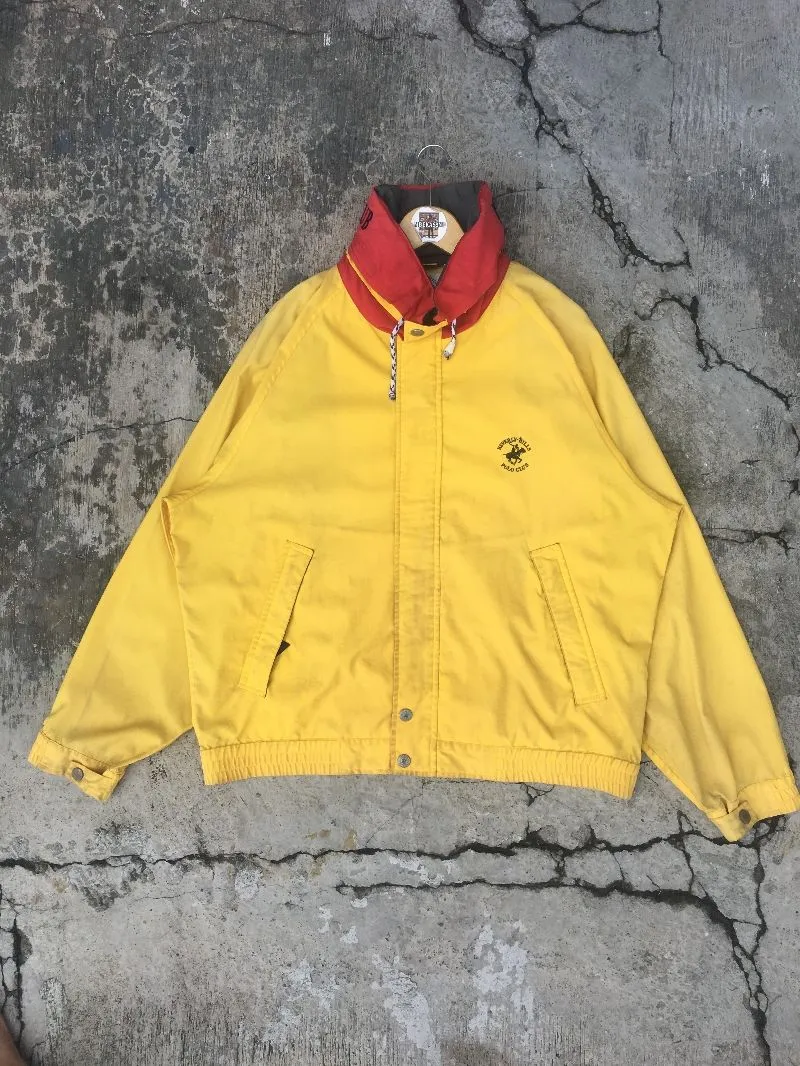 Beverly Hills Polo Club Gorpcore Casual Windbreaker Pria yellow photo 1