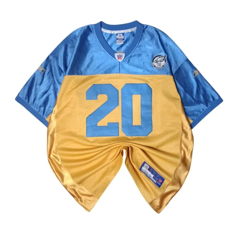 Reebok Vintage Sportswear Jersey Pria blue yellow photo 1