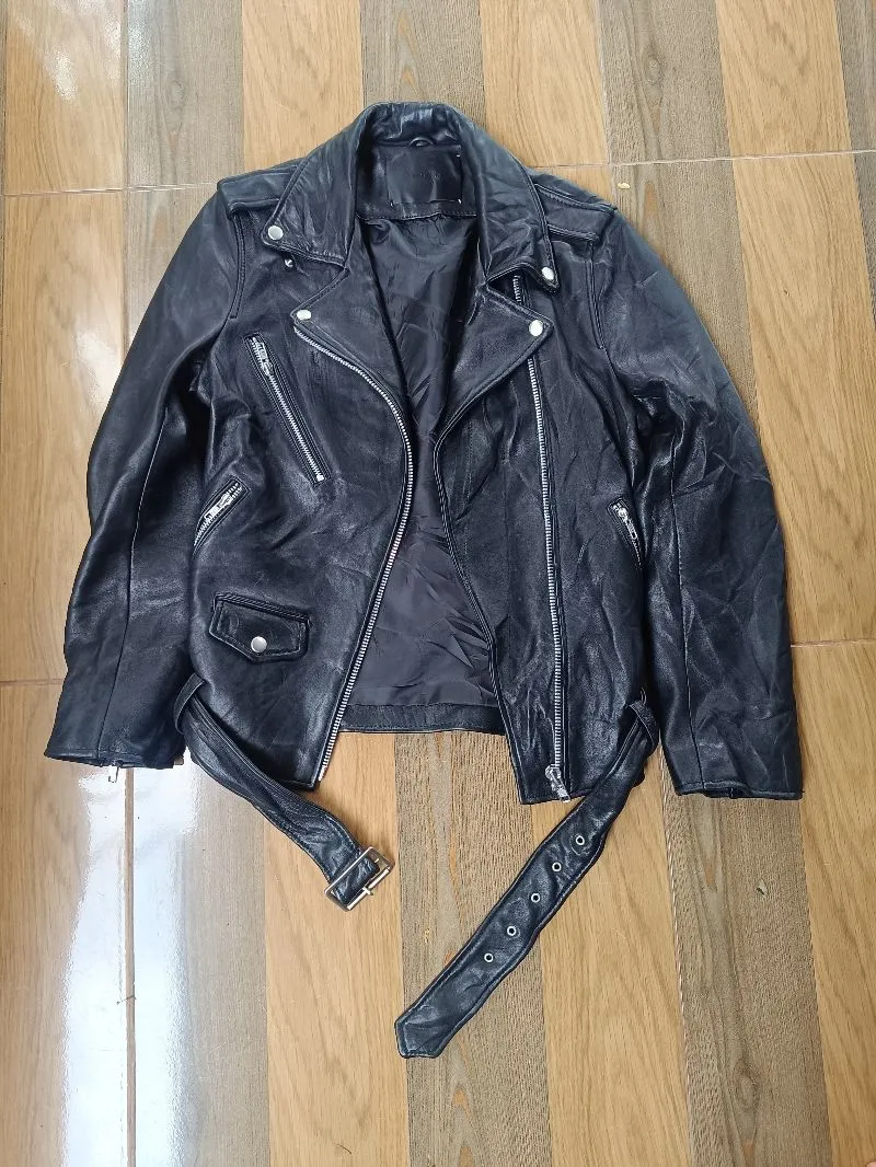 Vivastudio Luxury Leather jacket Pria black photo 1