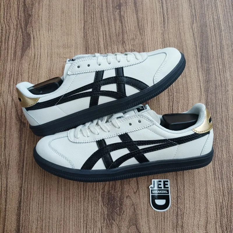 Onitsuka Tiger Casual Sneakers Pria white black photo 1
