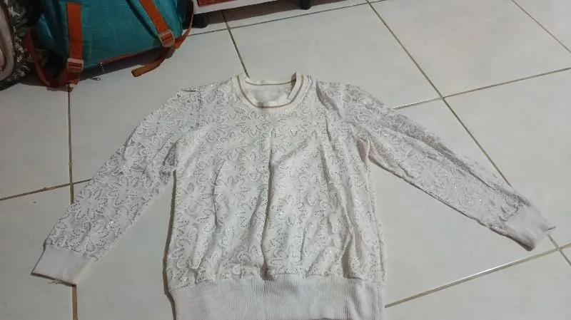 Casual Blouse Wanita white photo 1