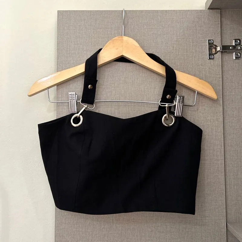 Coquette Cami top Wanita black photo 1