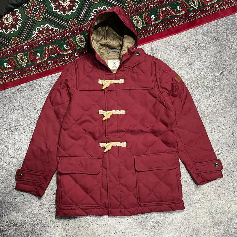 Casual Parka Wanita burgundy photo 1