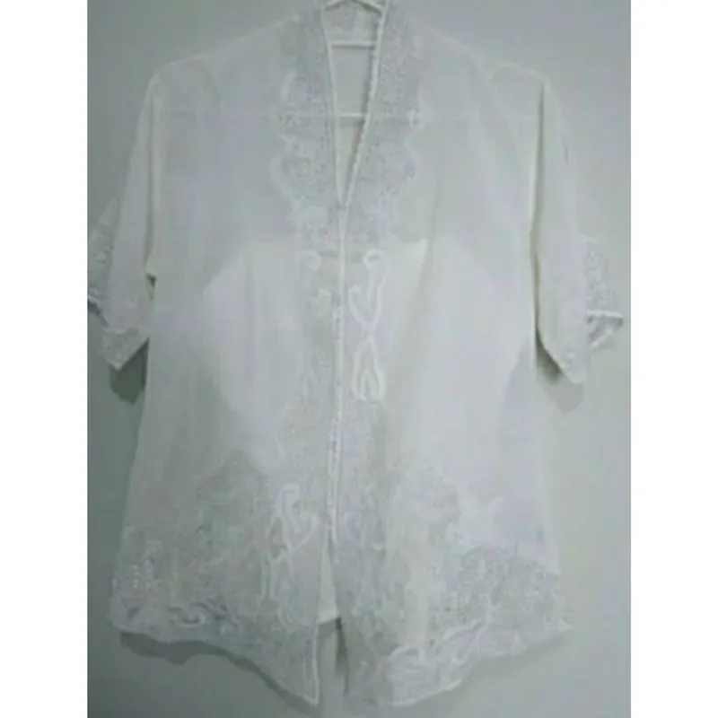 Casual Pakaian adat Kebaya Wanita white photo 1