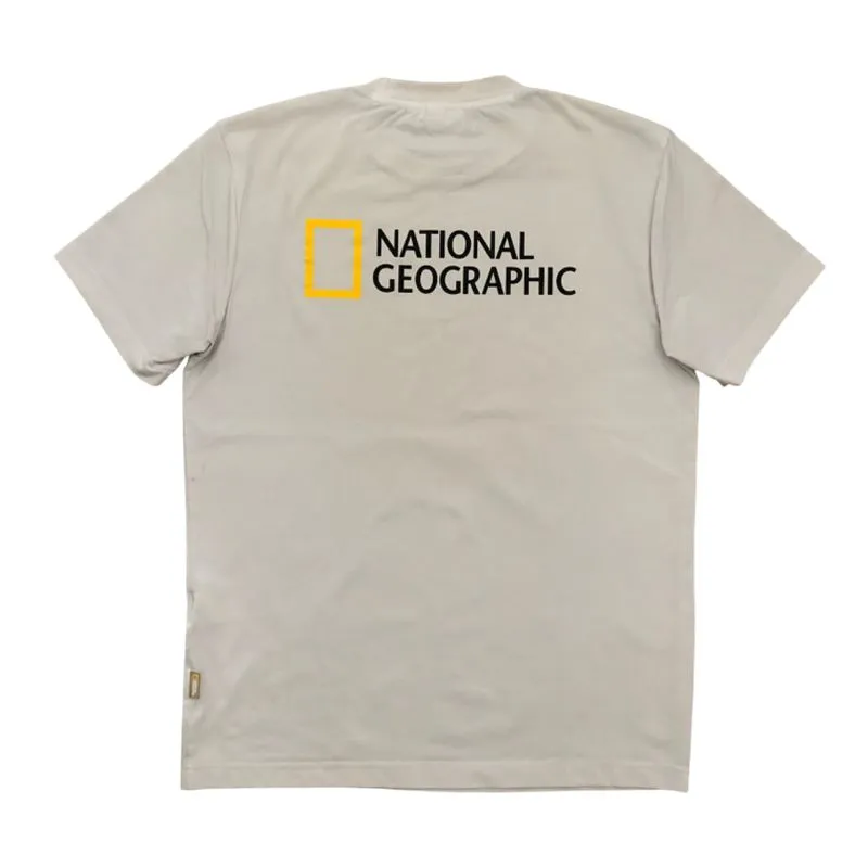 National Geographic Streetwear Gorpcore T-shirt Pria white photo 1
