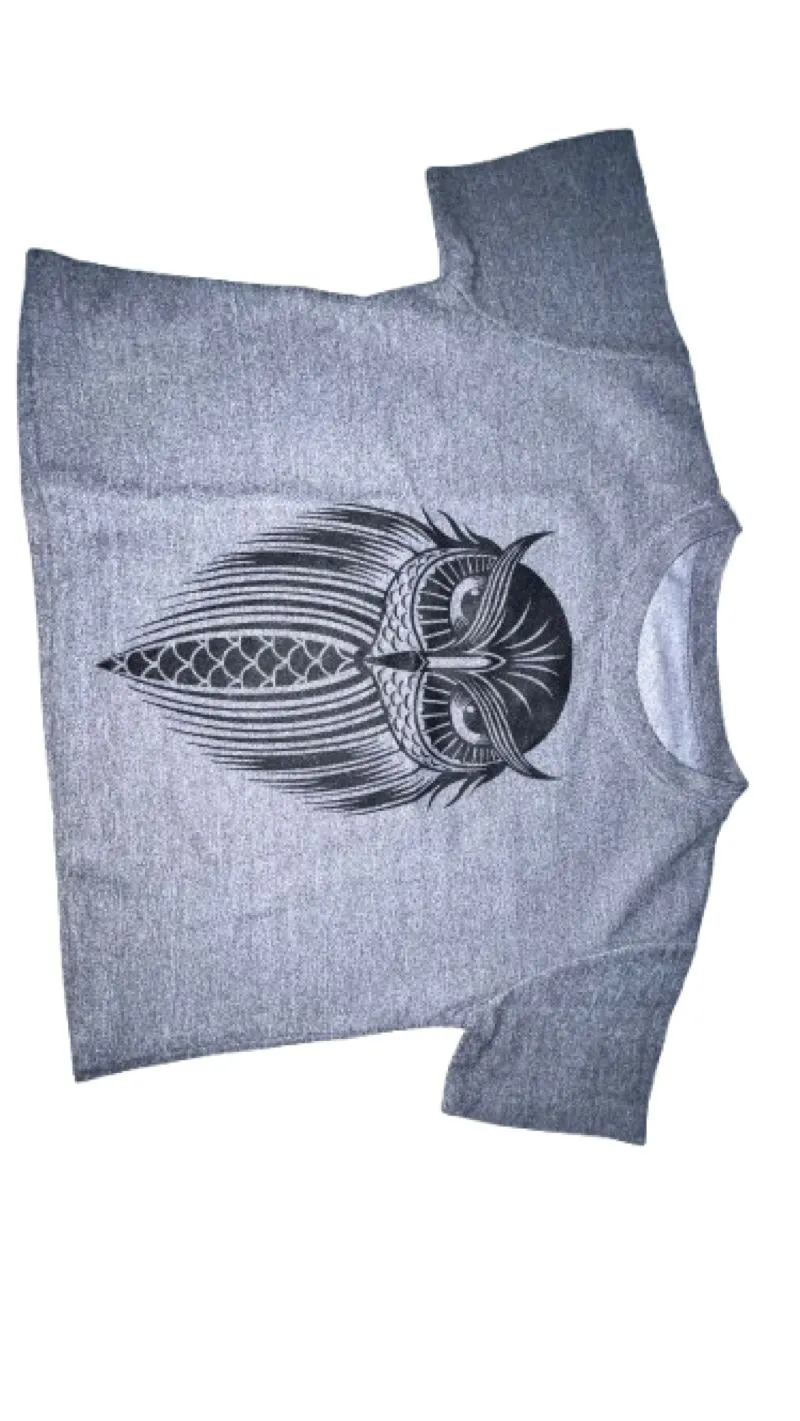 Casual Crop top Wanita gray photo 1