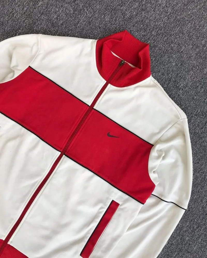 Nike Vintage Y2K Track jacket Pria white photo 1