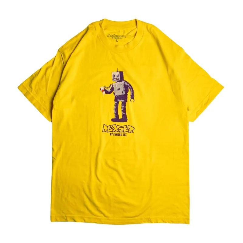 Streetwear Casual T-shirt Pria yellow photo 1