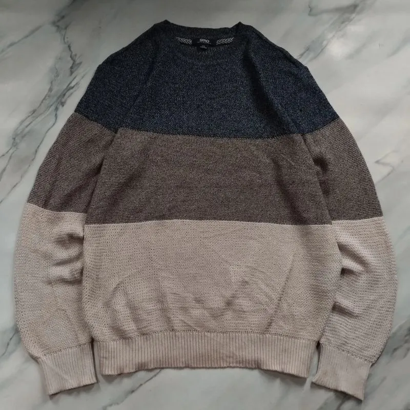 Spao Casual Sweater Pria multicolor photo 1